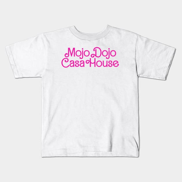 Mojo Dojo Casa House Kids T-Shirt by davieloria